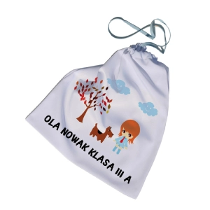 Miniaturka - worek na buty z nadrukiem